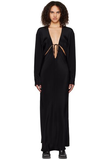 Christopher Esber Black Triquetra Maxi Dress