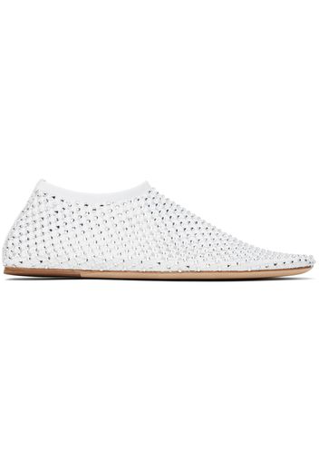 Christopher Esber White Minette Ballerina Flats