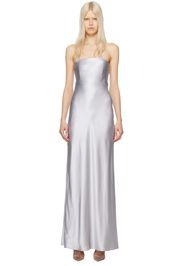 Christopher Esber Silver Palladium Maxi Dress