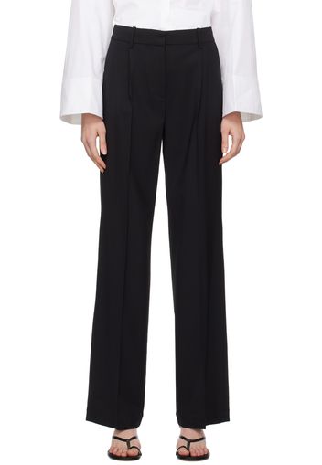 CO Black Pleated Trousers