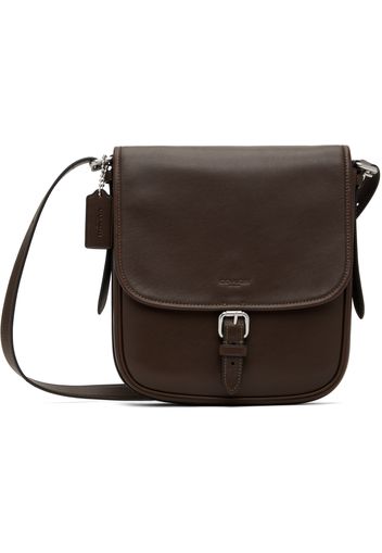 Coach 1941 Brown Hitch Flap Crossbody Bag