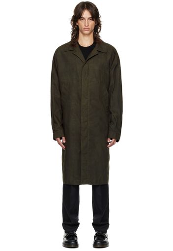 Comme des Garçons Homme Khaki Spread Collar Jacket