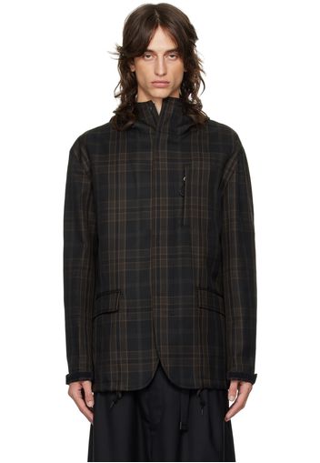 Comme des Garçons Homme Green Check Jacket