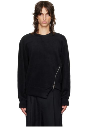 Comme des Garçons Homme Deux Black Zip Sweatshirt