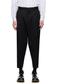 Comme des Garçons Homme Deux Black Pleated Trousers