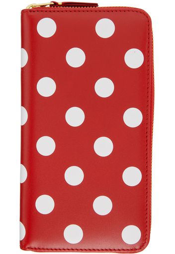 Comme des Garçons Wallets Red Dots Zip Wallet