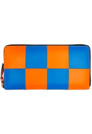 Comme des Garçons Wallets Blue & Orange Super Fluo Continental Wallet