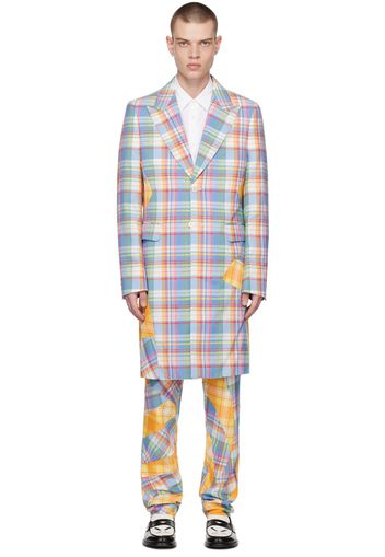 Comme des Garçons Homme Plus Multicolor Check Coat