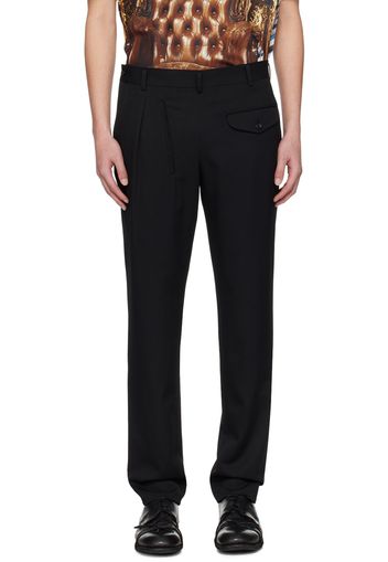 Comme des Garçons Homme Plus Black Deconstructed Trousers