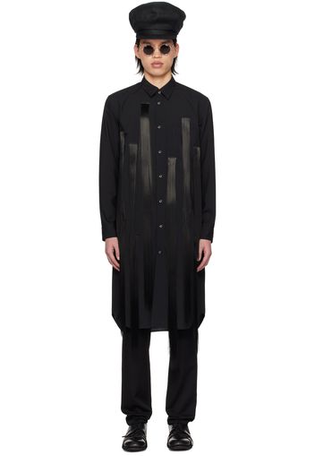 Comme des Garçons Homme Plus Black Fringe Shirt