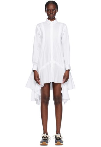 Comme des Garçons Comme des Garçons White Ruffle Minidress