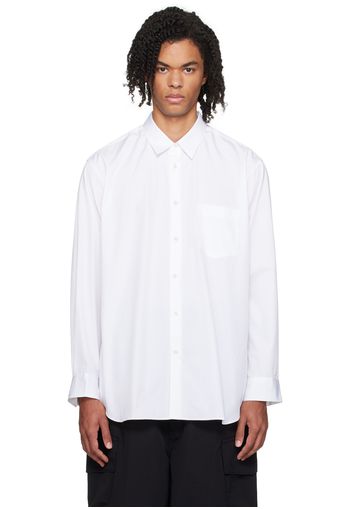 Comme des Garçons Shirt White Poplin Shirt