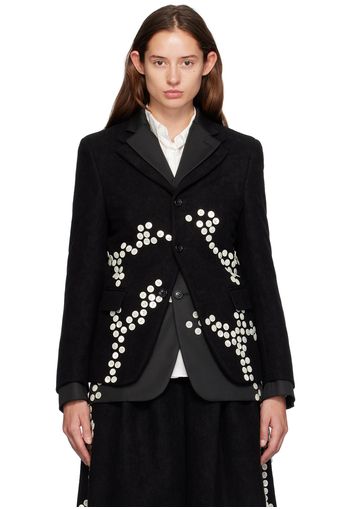 Comme des Garçons Homme Plus Black Layered Blazer