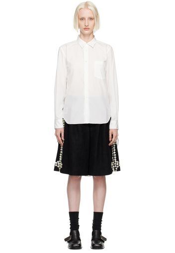 Comme des Garçons Homme Plus White Tail Shirt