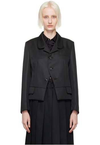 Comme des Garçons Comme des Garçons Black Notched-Lapel Blazer