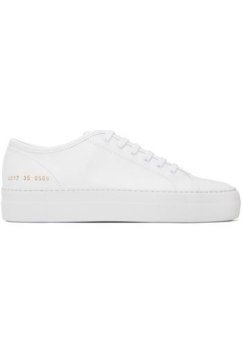 Common Projects White Tournament Super Low Sneakers