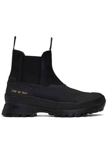 Common Projects Black Hiker Chelsea Boots