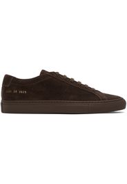 Common Projects Brown Original Achilles Suede Sneakers