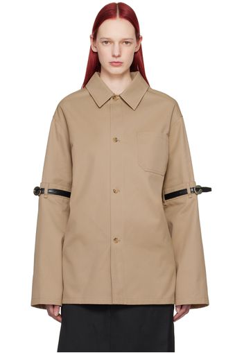 Coperni Beige Open Elbow Jacket