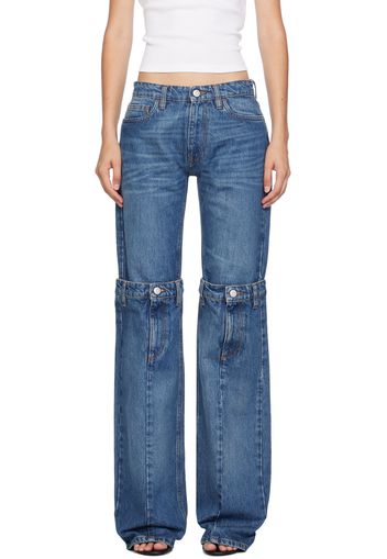 Coperni Blue Open Knee Jeans