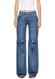 Coperni Blue Open Knee Jeans