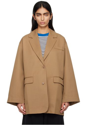 Cordera Tan Oversized Blazer