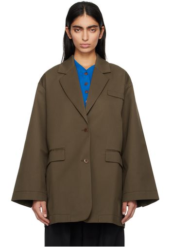 Cordera Khaki Oversized Blazer