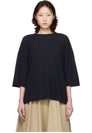 Cordera Gray Merino Wool Oversized T-shirt
