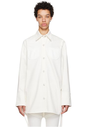 Courrèges Off-White Mega Size Denim Jacket