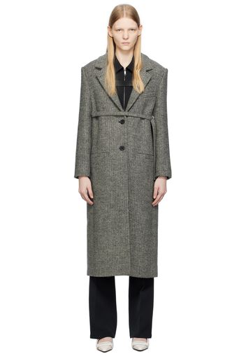 Courrèges Black & White Tailored Coat