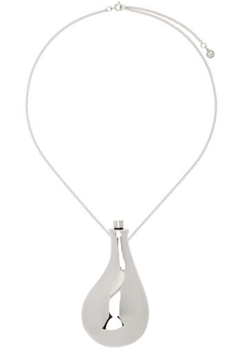 Courrèges Silver Liquid Metal Necklace