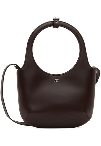 Courrèges Brown Holy Leather Bag