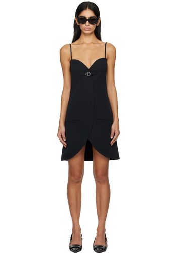 Courrèges Black Ellipse Minidress