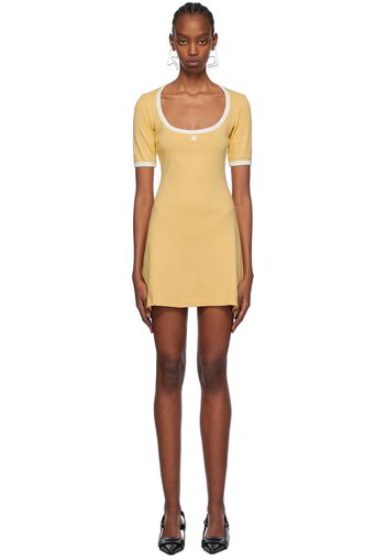 Courrèges Yellow Holistic Minidress