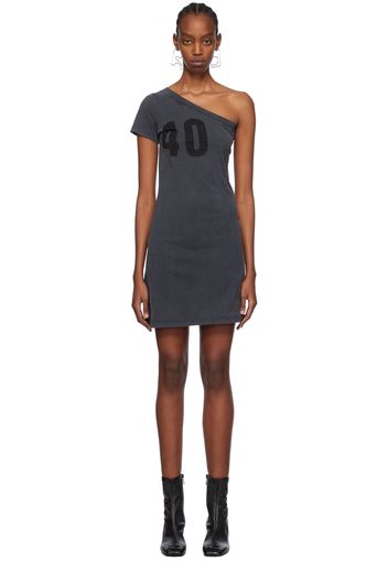 Courrèges Gray Tuba Minidress