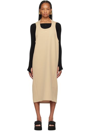 Courrèges Beige Holistic Midi Dress