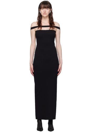 Courrèges Black Hyperbole Maxi Dress