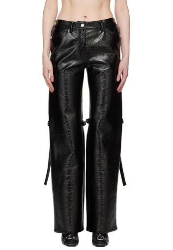 Courrèges Black Baggy Trousers