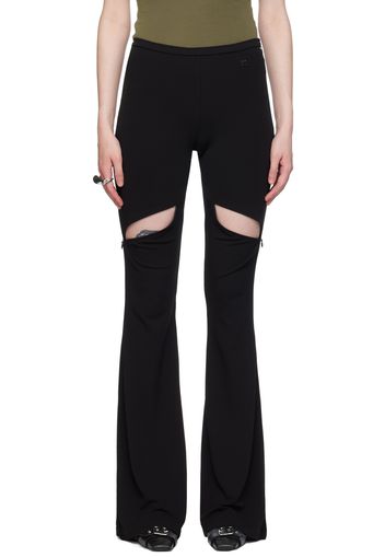 Courrèges Black Ellipse Trousers