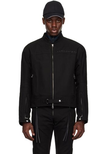 Courrèges Black Racer Jacket