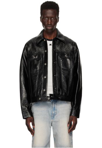 Courrèges Black Trucker Jacket