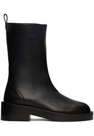 Courrèges Black Embossed Boots