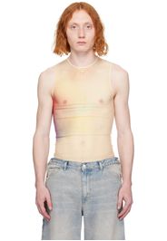 Courrèges Yellow Aura Tank Top