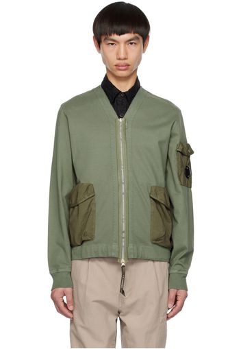 C.P. Company Khaki Zip Sweatshirt