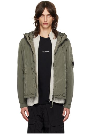 C.P. Company Khaki Chrome-R Hooded Jacket