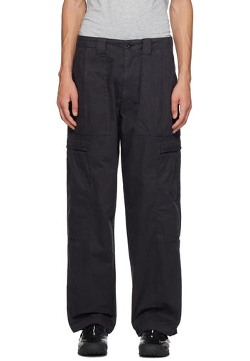 C.P. Company Black Micro Reps Cargo Pants