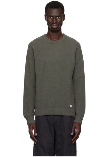 C.P. Company Khaki Crewneck Alpaca Sweater