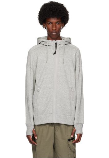 C.P. Company Gray Goggle Hoodie