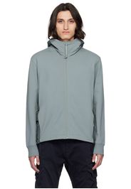 C.P. Company Gray Paneled Hoodie