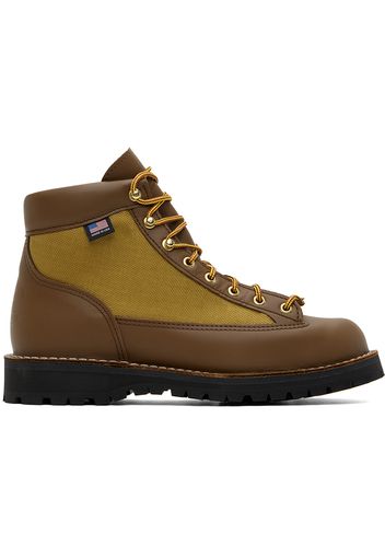 Danner Khaki & Brown Danner Light Boots